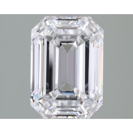 Diament laboratoryjny bezbarwny szlif szmaragdowy, 2.51ct, VVS1, D, GIA 7536296883