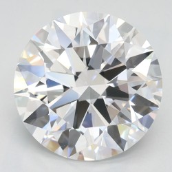 Diament laboratoryjny bezbarwny szlif okrągły, 2.84ct, IF, D, IGI LG712569385