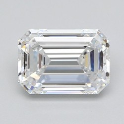 Diament laboratoryjny bezbarwny szlif szmaragdowy, 2.75ct, VVS1, D, GIA 5533298158