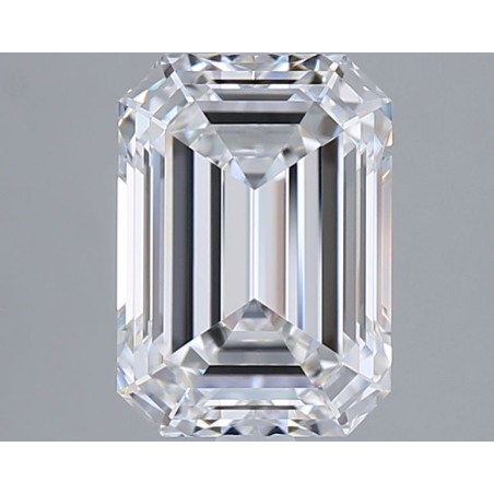 Diament laboratoryjny bezbarwny szlif szmaragdowy, 2.67ct, VVS2, E, GIA 6532298219