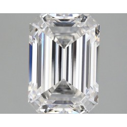 Diament laboratoryjny bezbarwny szlif szmaragdowy, 2.12ct, VVS2, E, IGI LG648447686
