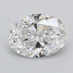 Diament laboratoryjny bezbarwny szlif owalny, 2.27ct, VVS1, D, GIA 6531318810