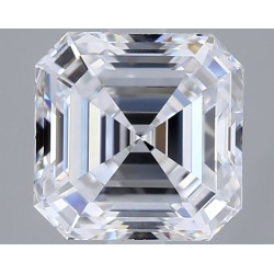 Diament laboratoryjny bezbarwny asscher, 2.2ct, VVS2, D, GIA 5536136340