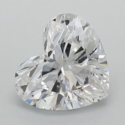 Diament laboratoryjny bezbarwny serce, 1.23ct, VVS1, D, IGI LG578330085
