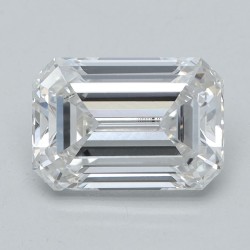Diament laboratoryjny bezbarwny szlif szmaragdowy, 1.51ct, VVS1, F, IGI LGG1181607