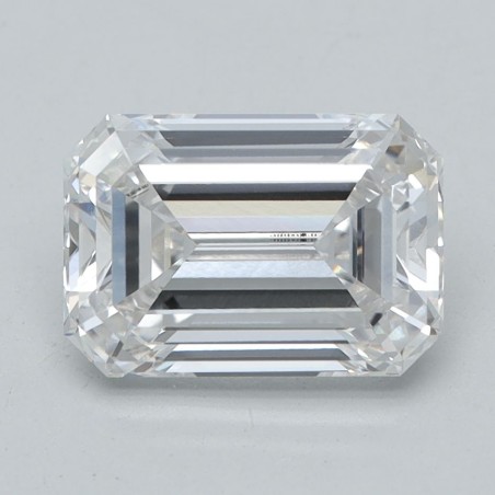 Diament laboratoryjny bezbarwny szlif szmaragdowy, 1.51ct, VVS1, F, IGI LGG1181607