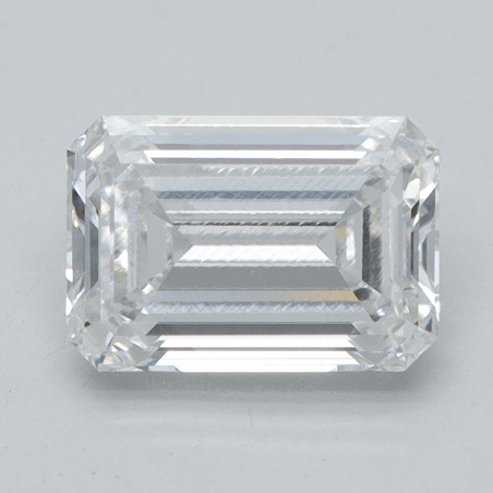 Diament laboratoryjny bezbarwny szlif szmaragdowy, 1.52ct, VVS1, F, IGI LG541282429