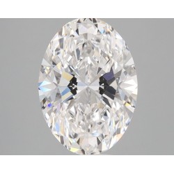 Diament laboratoryjny bezbarwny szlif owalny, 2.07ct, VVS2, D, IGI LG695520091
