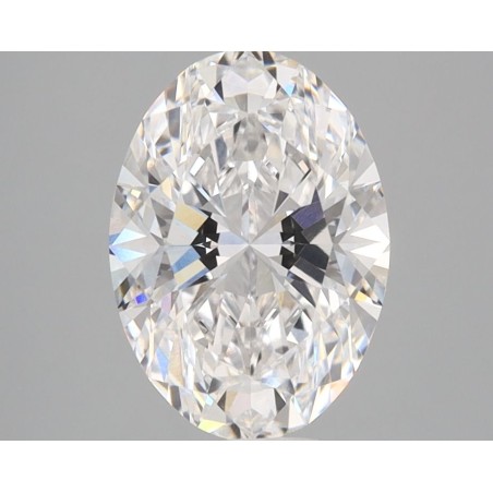 Diament laboratoryjny bezbarwny szlif owalny, 2.07ct, VVS2, D, IGI LG695520091