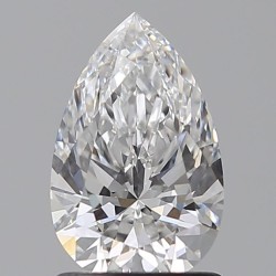 Diament laboratoryjny bezbarwny szlif gruszkowy, 1.17ct, VVS2, D, IGI LG657416345