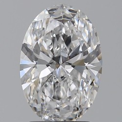 Diament laboratoryjny bezbarwny szlif owalny, 2.03ct, VVS2, D, IGI LG696531235