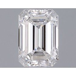 Diament laboratoryjny bezbarwny szlif szmaragdowy, 1.3ct, VVS2, E, IGI LG732507006