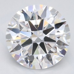 Diament laboratoryjny bezbarwny szlif okrągły, 2.93ct, IF, D, IGI LG713523010