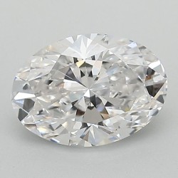 Diament laboratoryjny bezbarwny szlif owalny, 1.42ct, VVS1, E, IGI LG572371938