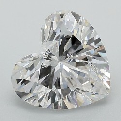 Diament laboratoryjny bezbarwny serce, 2.25ct, VVS2, F, IGI LG557239003