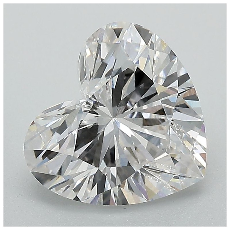 Diament laboratoryjny bezbarwny serce, 2.25ct, VVS2, F, IGI LG557239003