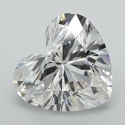 Diament laboratoryjny bezbarwny serce, 2.11ct, VVS2, F, IGI LG560215464
