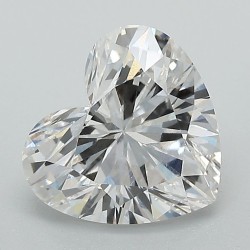Diament laboratoryjny bezbarwny serce, 2.1ct, VVS1, F, IGI LG560215463