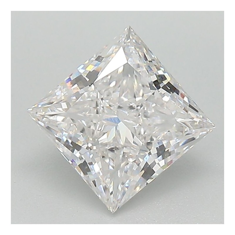 Diament laboratoryjny bezbarwny szlif princess, 1.61ct, VVS2, F, IGI LG555270496