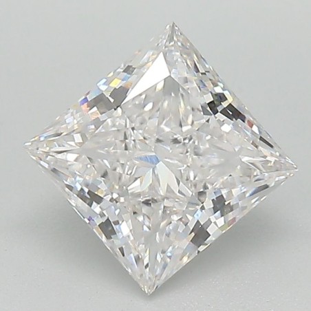 Diament laboratoryjny bezbarwny szlif princess, 1.61ct, VVS2, F, IGI LG555270496