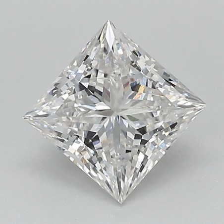 Diament laboratoryjny bezbarwny szlif princess, 1.69ct, VVS2, F, IGI LG578353374