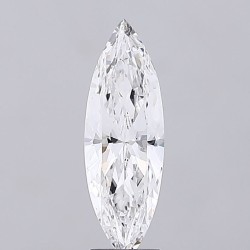 Diament laboratoryjny bezbarwny markiza, 2.66ct, VVS2, E, IGI LG743554946
