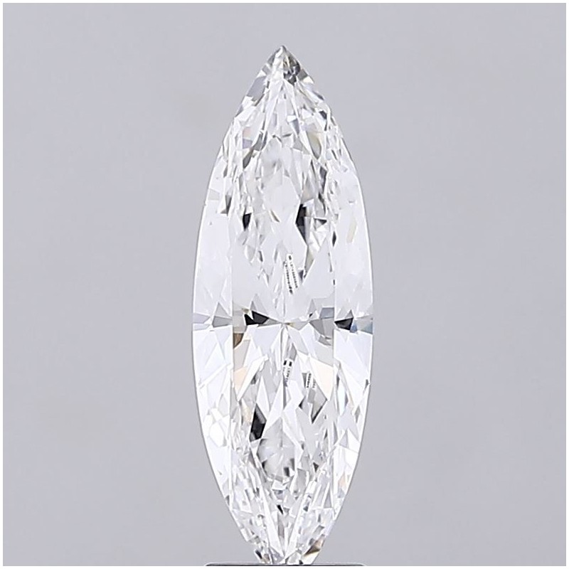 Diament laboratoryjny bezbarwny markiza, 2.66ct, VVS2, E, IGI LG743554946