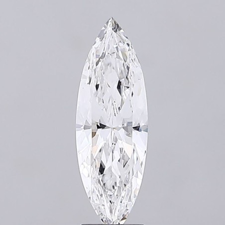 Diament laboratoryjny bezbarwny markiza, 2.66ct, VVS2, E, IGI LG743554946