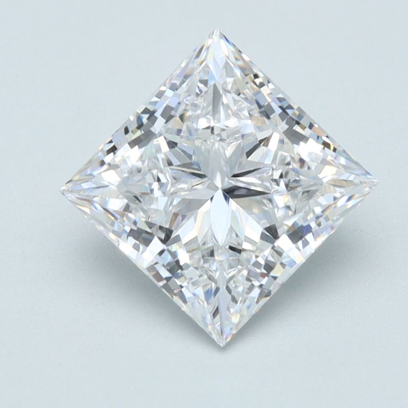 Diament laboratoryjny bezbarwny szlif princess, 1.9ct, VVS2, E, IGI LGG1216301