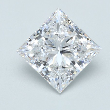 Diament laboratoryjny bezbarwny szlif princess, 1.9ct, VVS2, E, IGI LGG1216301