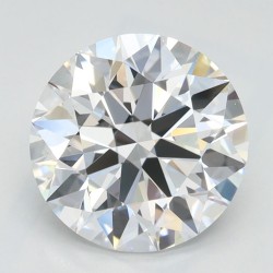 Diament laboratoryjny bezbarwny szlif okrągły, 2.33ct, IF, D, IGI LG713522996