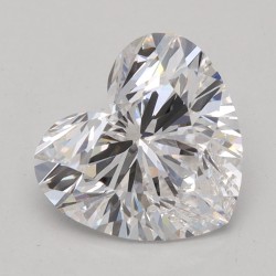 Diament laboratoryjny bezbarwny serce, 1.46ct, VVS2, E, IGI LGG1203215