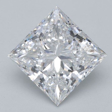 Diament laboratoryjny bezbarwny szlif princess, 2.97ct, VVS2, D, IGI LG608373882