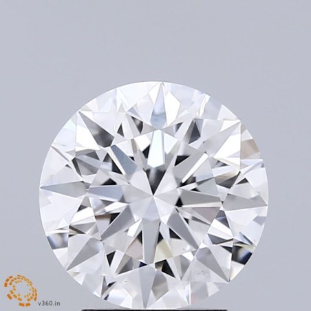 Diament laboratoryjny bezbarwny szlif okrągły, 2.52ct, VVS2, D, IGI LG739556956
