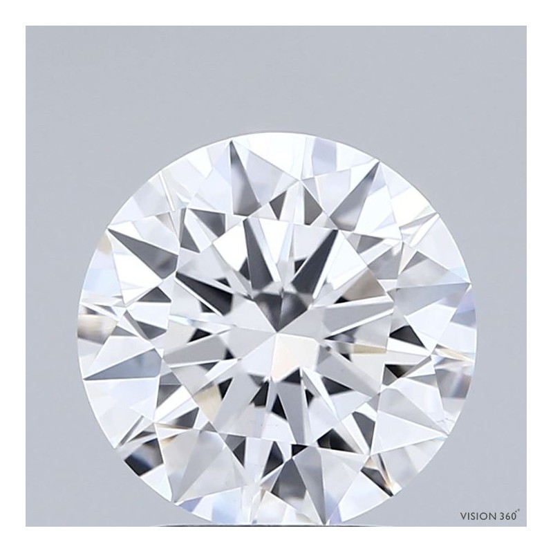 Diament laboratoryjny bezbarwny szlif okrągły, 2.51ct, VVS2, D, IGI LG737516741