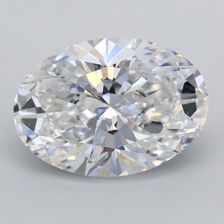 Diament laboratoryjny bezbarwny szlif owalny, 2.09ct, VVS2, D, IGI LG666433506