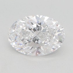 Diament laboratoryjny bezbarwny szlif owalny, 2.06ct, VVS1, D, GIA 7496507648