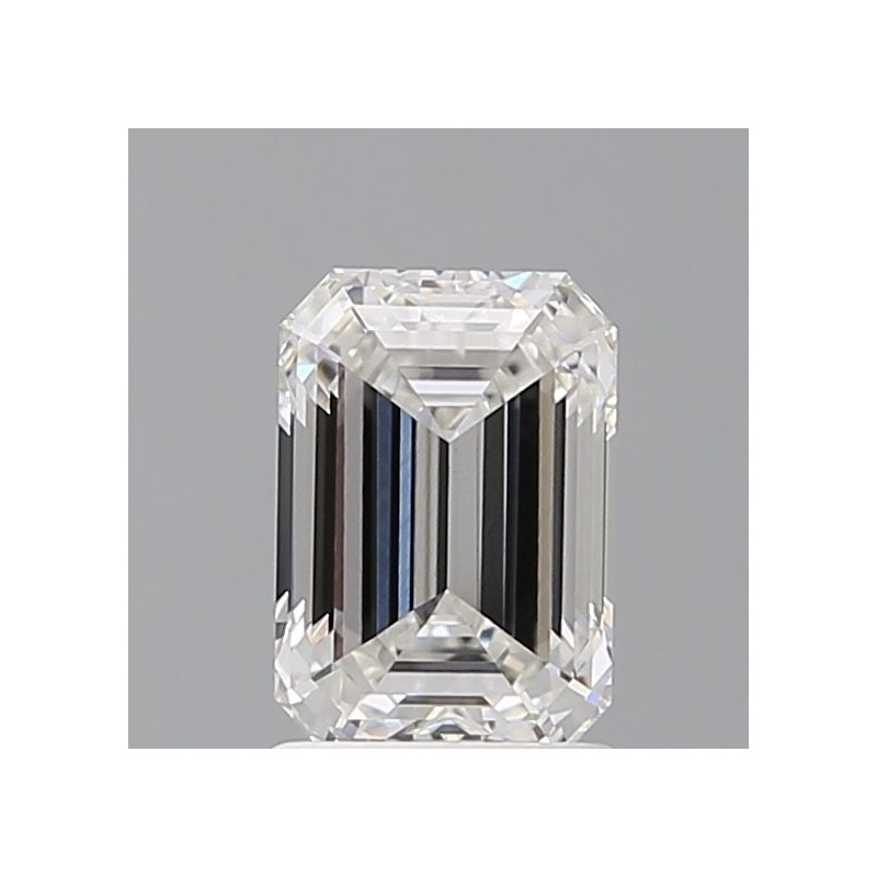 Diament laboratoryjny bezbarwny szlif szmaragdowy, 1.55ct, VVS2, E, IGI LG741531580