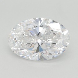 Diament laboratoryjny bezbarwny szlif owalny, 2.02ct, VVS1, D, GIA 7498425365