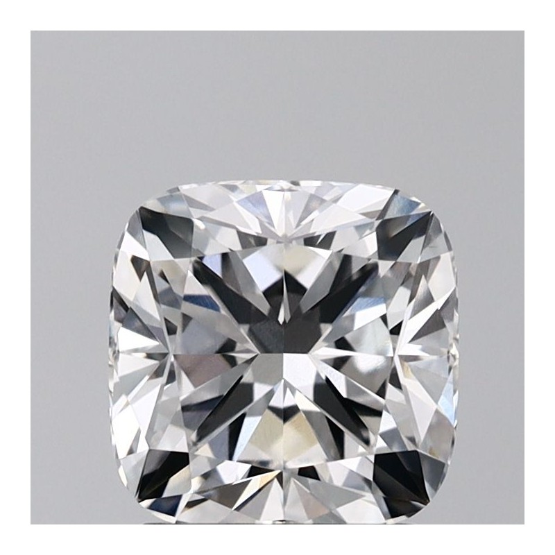 Diament laboratoryjny bezbarwny szlif poduszkowy brylantowy, 2.07ct, VVS2, E, IGI LG640462676