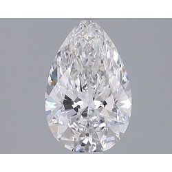 Diament laboratoryjny bezbarwny szlif gruszkowy, 1.29ct, VVS2, D, IGI LG737570378