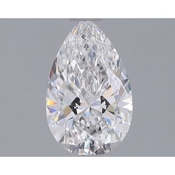 Diament laboratoryjny bezbarwny szlif gruszkowy, 1.29ct, VVS2, D, IGI LG727557346