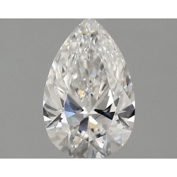 Diament laboratoryjny bezbarwny szlif gruszkowy, 1ct, VVS2, E, IGI LG735520370