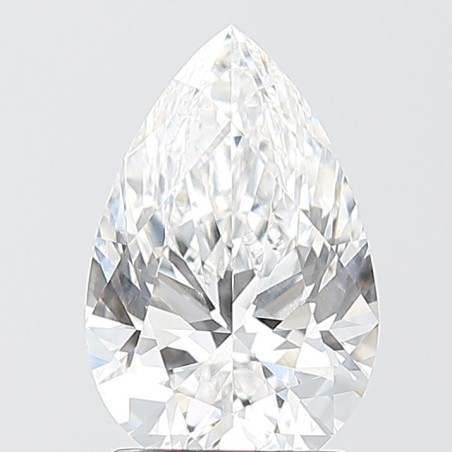 Diament laboratoryjny bezbarwny szlif gruszkowy, 2.1ct, VVS2, E, IGI LG734535004