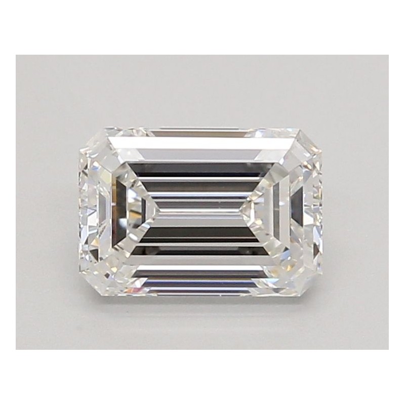 Diament laboratoryjny bezbarwny szlif szmaragdowy, 1.29ct, VVS2, F, IGI LG696558195