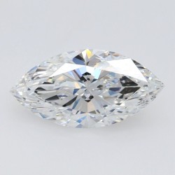 Diament laboratoryjny bezbarwny markiza, 1.07ct, VVS2, D, IGI LG598371337