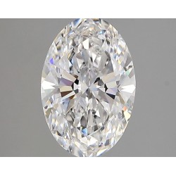 Diament laboratoryjny bezbarwny szlif owalny, 1.91ct, VVS2, D, IGI LG744507514