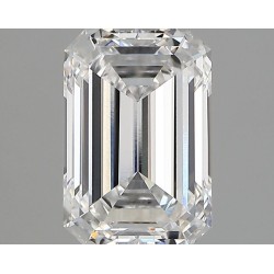 Diament laboratoryjny bezbarwny szlif szmaragdowy, 1.91ct, VVS1, E, IGI LG746546931