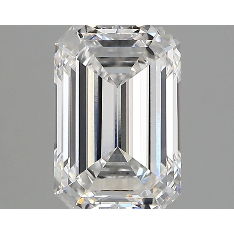 Diament laboratoryjny bezbarwny szlif szmaragdowy, 1.91ct, VVS1, E, IGI LG746546931