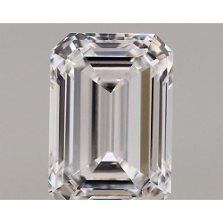 Diament laboratoryjny bezbarwny szlif szmaragdowy, 1.91ct, VVS1, F, IGI LG740507246